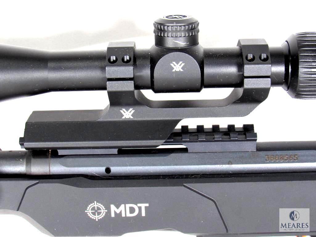 Savage B17 MDT .17 HMR Bolt Action Rifle With Vortex Scope and Loaded With Accessories