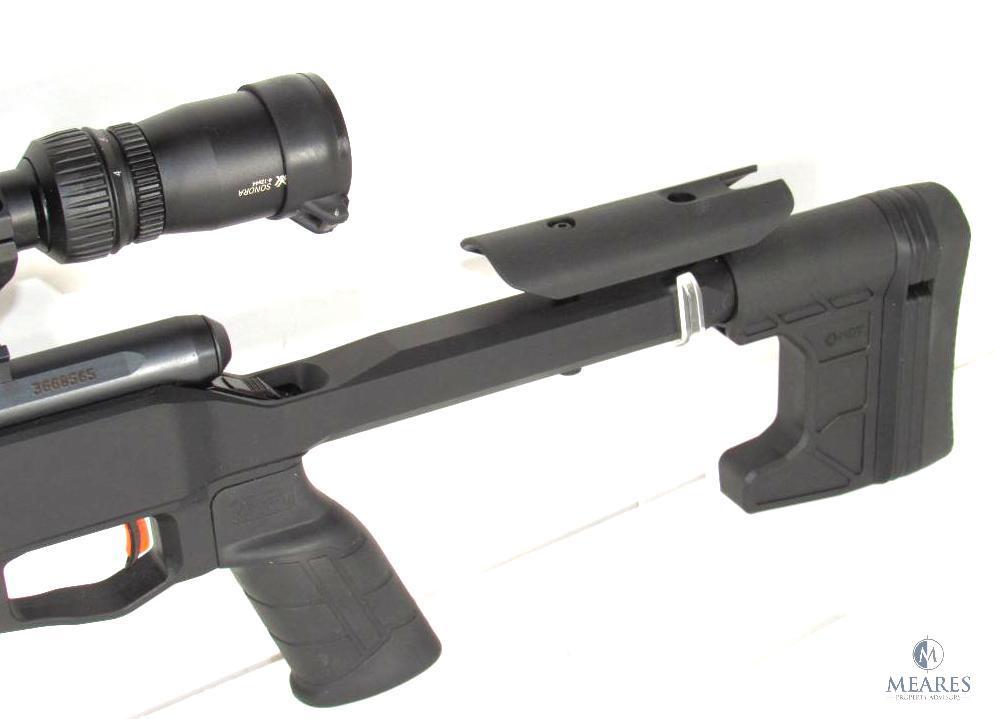Savage B17 MDT .17 HMR Bolt Action Rifle With Vortex Scope and Loaded With Accessories