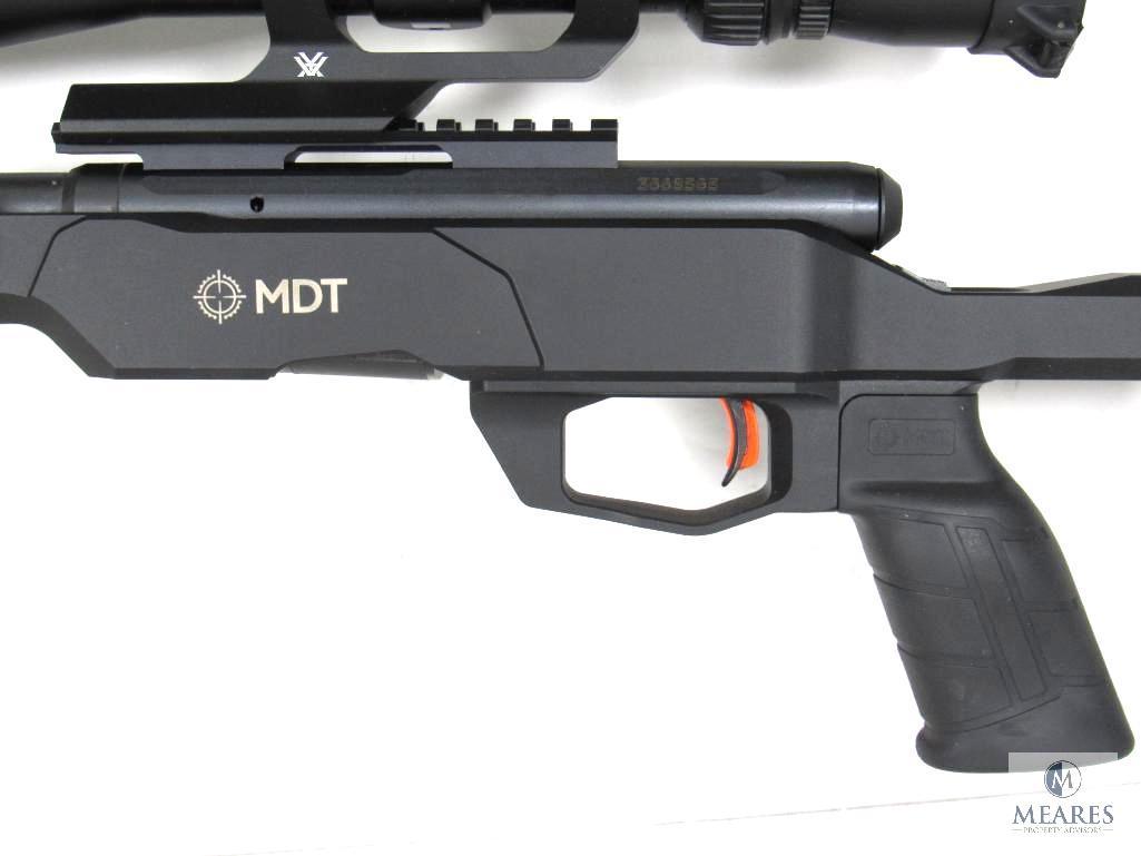 Savage B17 MDT .17 HMR Bolt Action Rifle With Vortex Scope and Loaded With Accessories