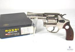 Rossi Model 20 Nickel Plated .32 S&W Long, Double Action Revolver (03669)