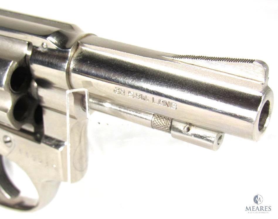 Rossi Model 20 Nickel Plated .32 S&W Long, Double Action Revolver (03669)