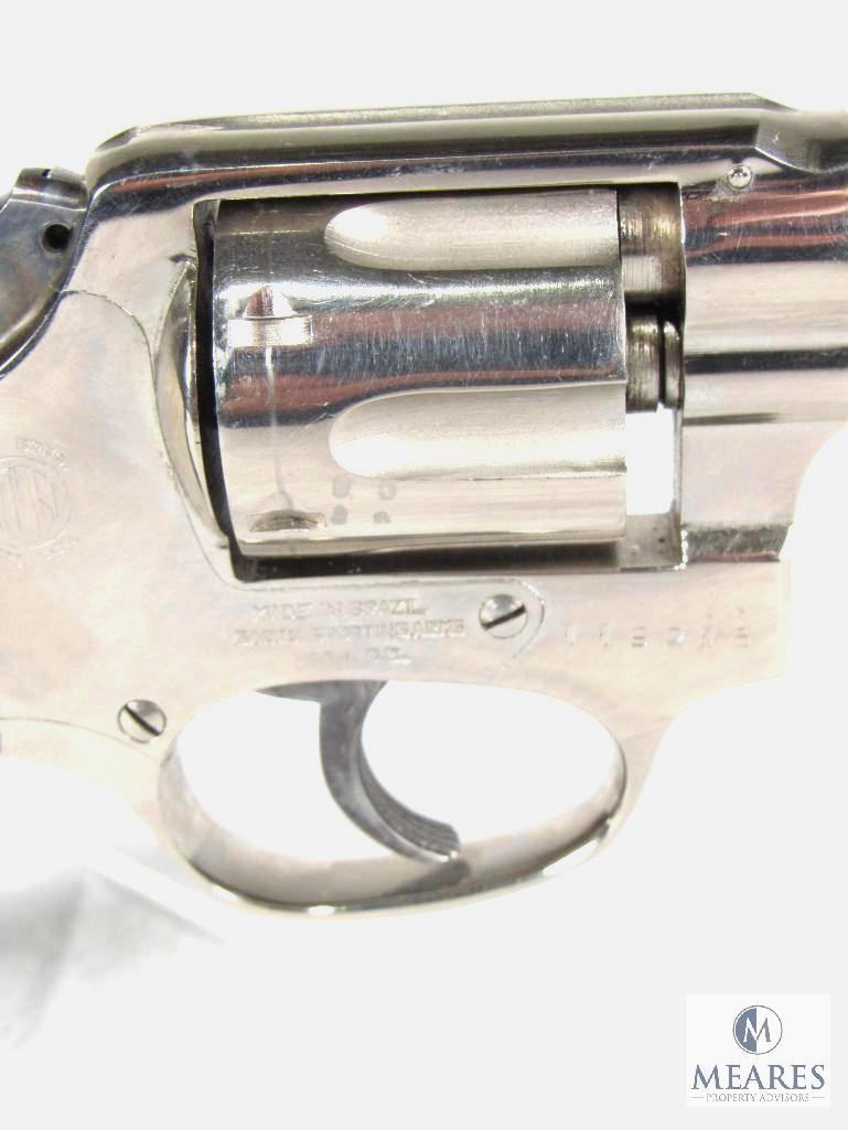 Rossi Model 20 Nickel Plated .32 S&W Long, Double Action Revolver (03669)