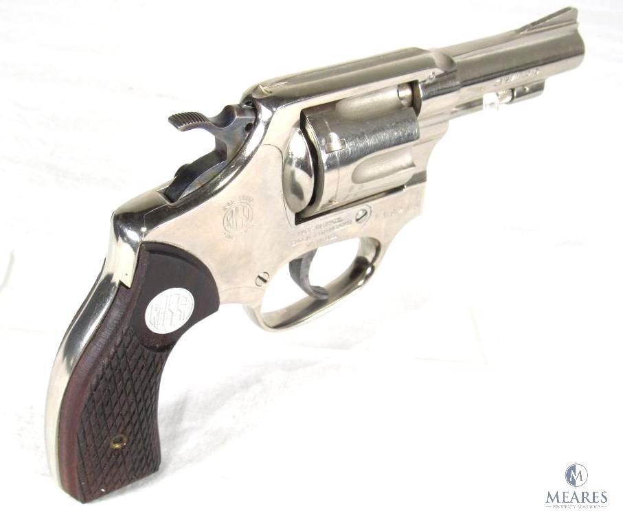 Rossi Model 20 Nickel Plated .32 S&W Long, Double Action Revolver (03669)