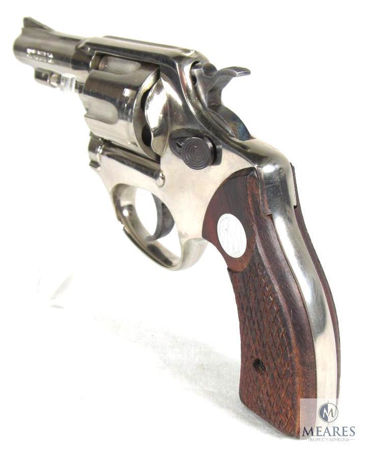 Rossi Model 20 Nickel Plated .32 S&W Long, Double Action Revolver (03669)