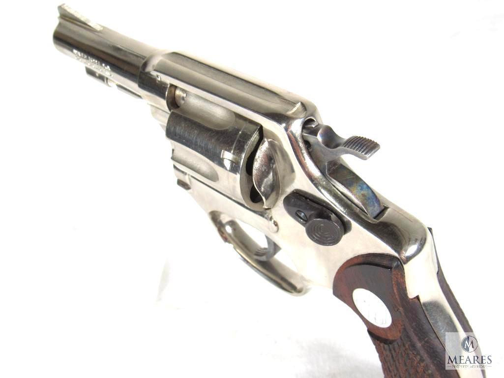Rossi Model 20 Nickel Plated .32 S&W Long, Double Action Revolver (03669)