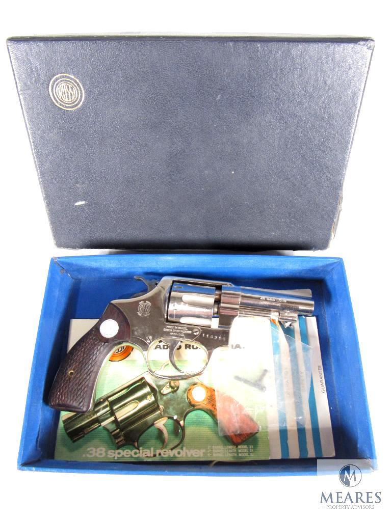 Rossi Model 20 Nickel Plated .32 S&W Long, Double Action Revolver (03669)