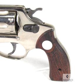Rossi Model 20 Nickel Plated .32 S&W Long, Double Action Revolver (03669)