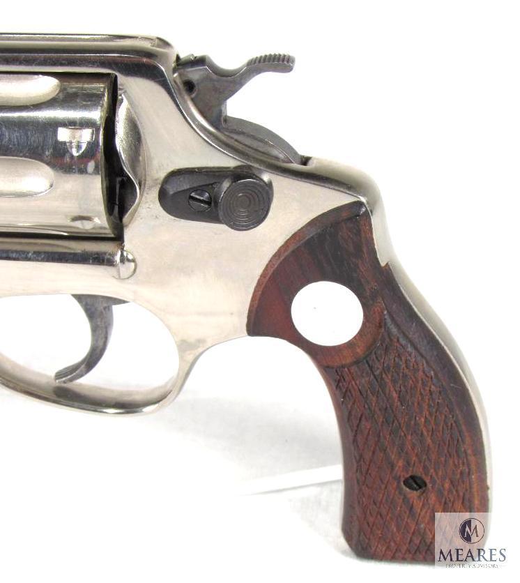 Rossi Model 20 Nickel Plated .32 S&W Long, Double Action Revolver (03669)