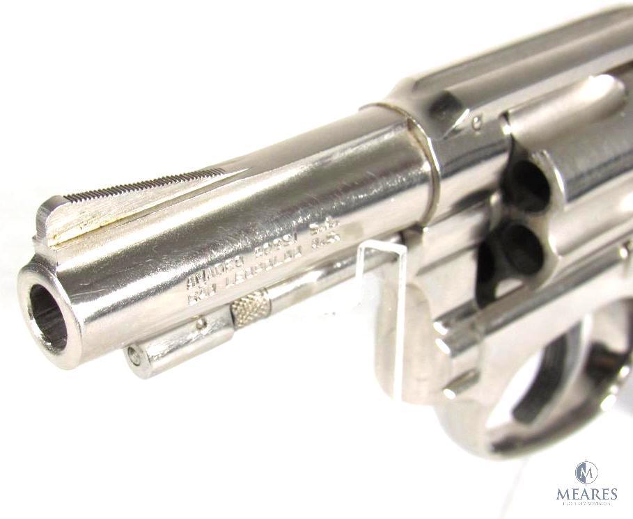 Rossi Model 20 Nickel Plated .32 S&W Long, Double Action Revolver (03669)
