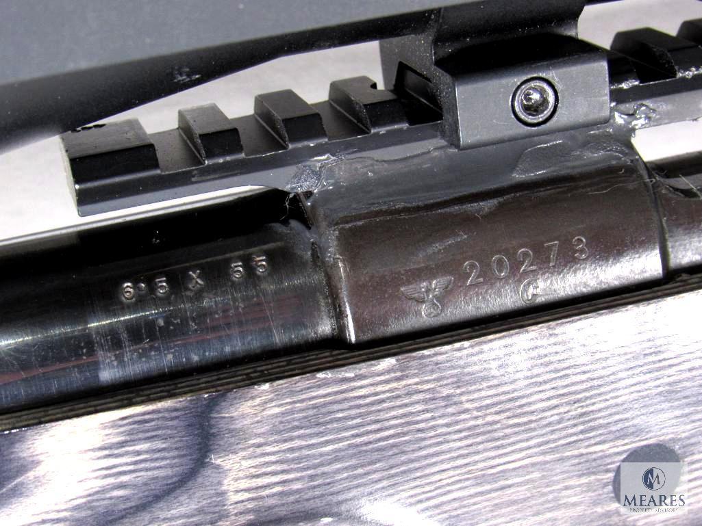 Mauser Nazi Stamped K98 6.5x55 Bolt Action Rifle with Scope (4389)
