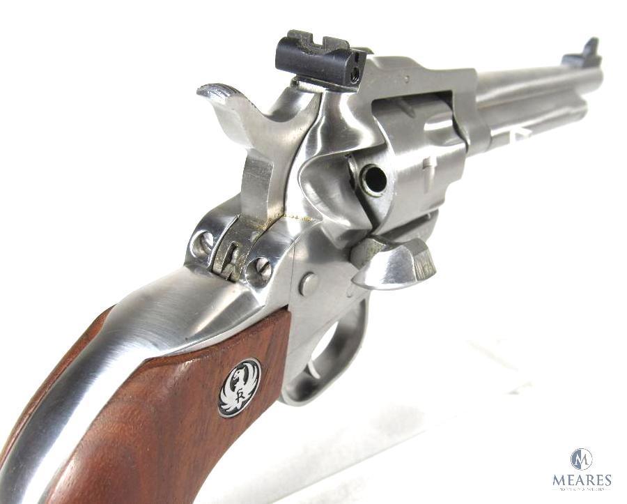 Ruger KNR-6 Single Six .22 LR & Magnum Combo Stainless Steel Revolver (4084)