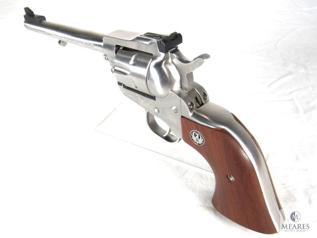 Ruger KNR-6 Single Six .22 LR & Magnum Combo Stainless Steel Revolver (4084)
