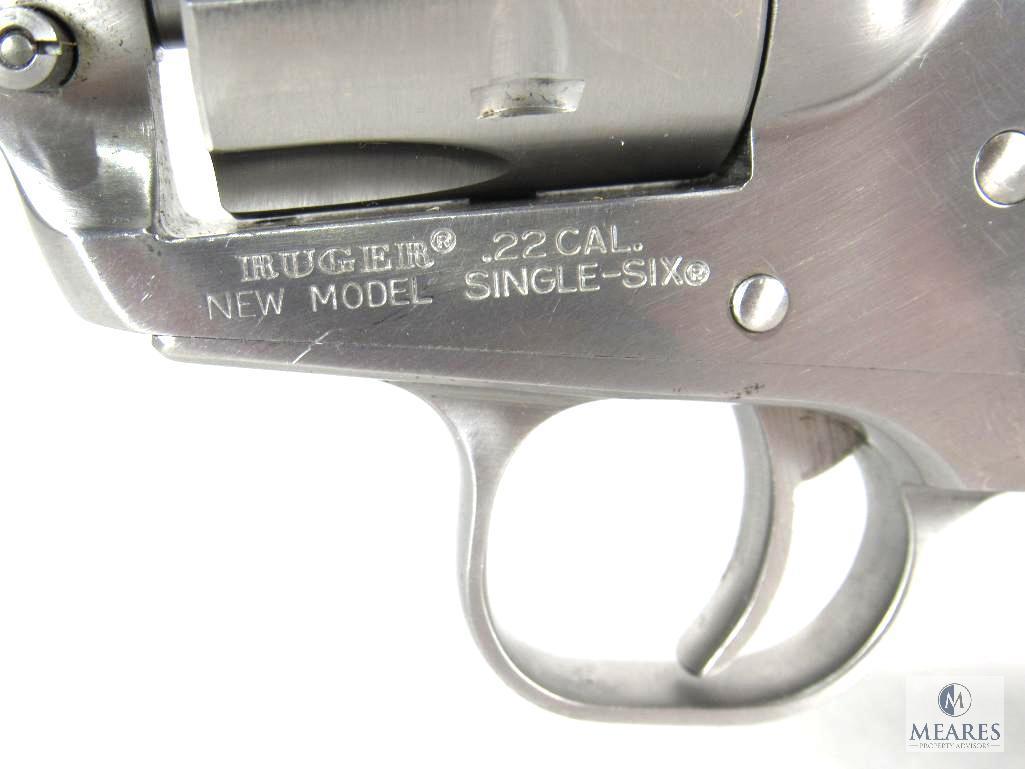Ruger KNR-6 Single Six .22 LR & Magnum Combo Stainless Steel Revolver (4084)