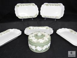 Lot of 5 Lamberton Scammell China Dishes With 1 Porcelain Dish With Lid