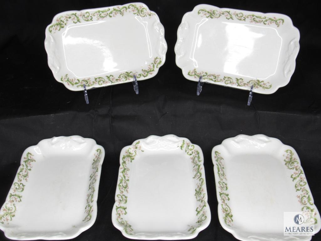 Lot of 5 Lamberton Scammell China Dishes With 1 Porcelain Dish With Lid