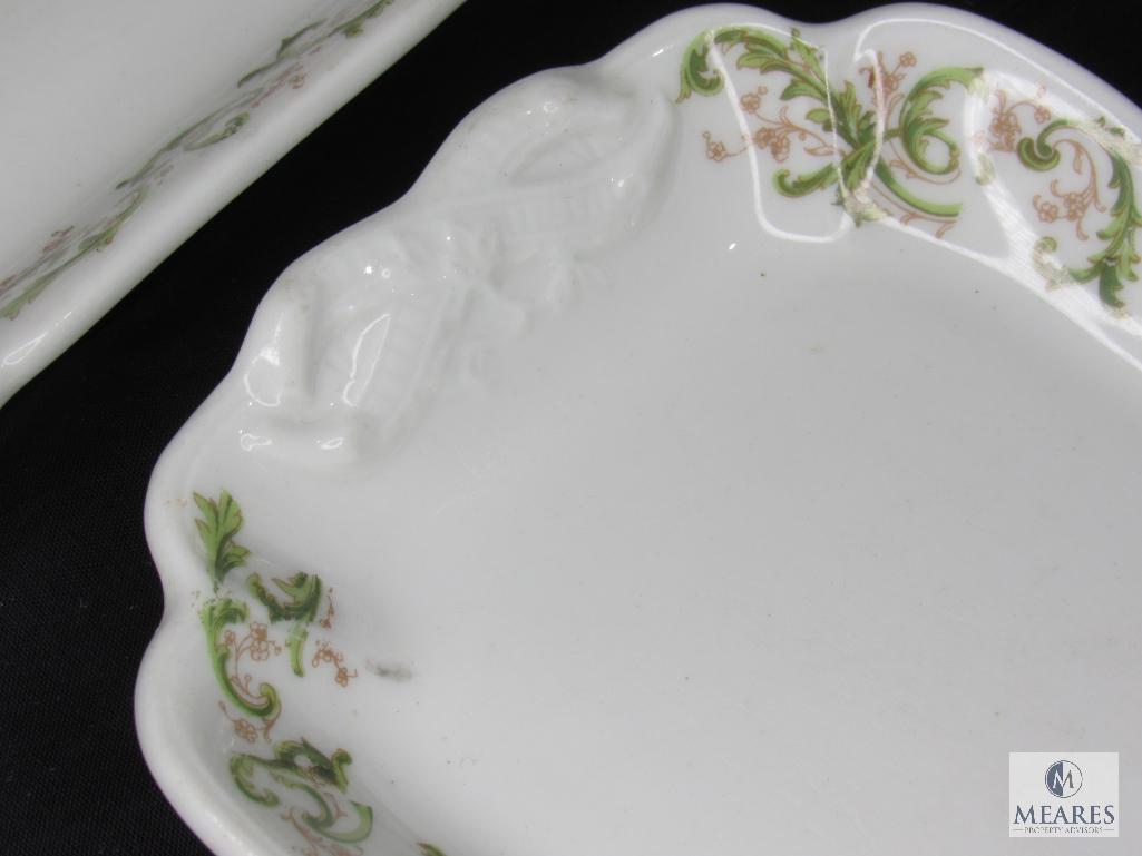 Lot of 5 Lamberton Scammell China Dishes With 1 Porcelain Dish With Lid