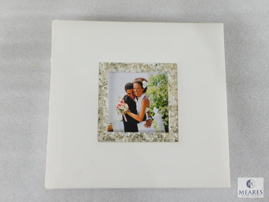 Lot of 3 Cherished Teddies Club Figurines and New Wedding Album In Box