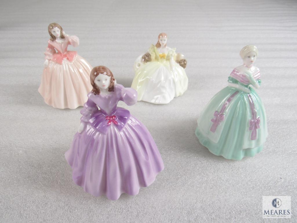 Lot of 10 Porcelain Victorian Lady Figurines Includes Royal Dutton Pieces