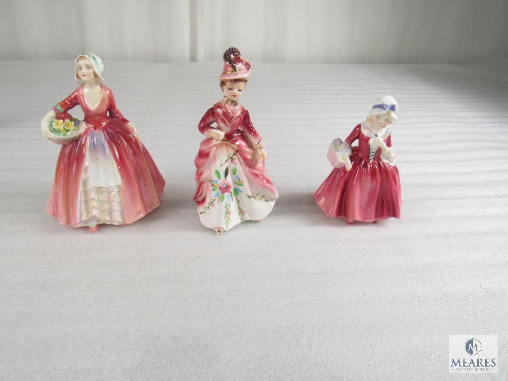 Lot of 10 Porcelain Victorian Lady Figurines Includes Royal Dutton Pieces
