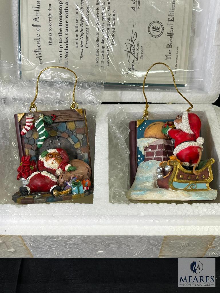 Twas The Night Before Christmas Ornament Set