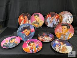 Bradford Exchange Elvis Plate Collection Lot of 10