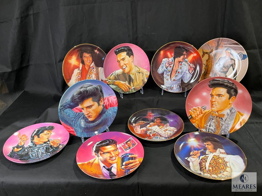 Bradford Exchange Elvis Plate Collection Lot of 10