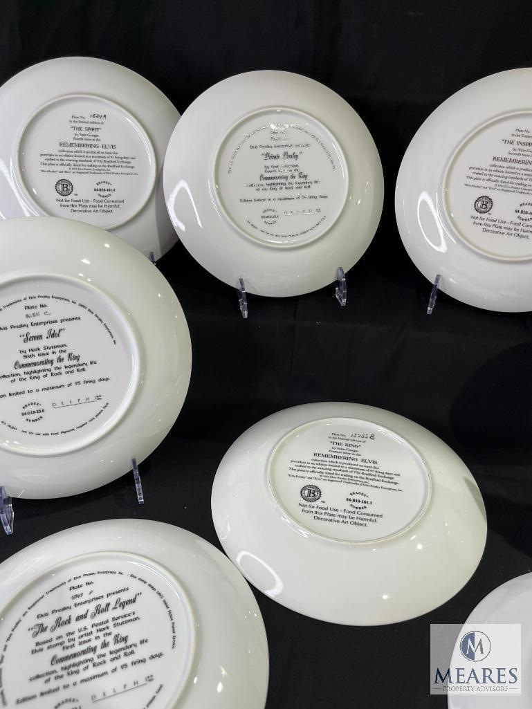 Bradford Exchange Elvis Plate Collection Lot of 10