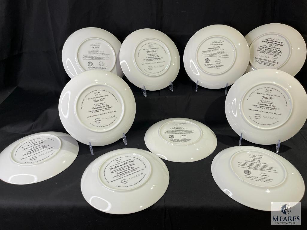 Bradford Exchange Elvis Plate Collection Lot of 10