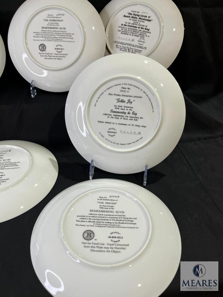 Bradford Exchange Elvis Plate Collection Lot of 10