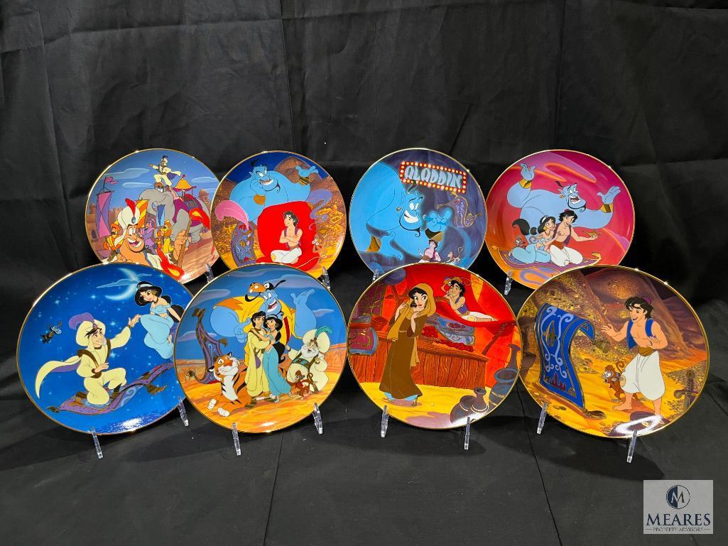 Bradford Exchange Aladdin Collector Plates Lot of 8