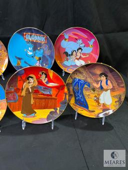 Bradford Exchange Aladdin Collector Plates Lot of 8
