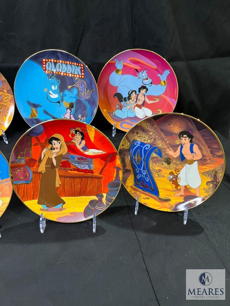 Bradford Exchange Aladdin Collector Plates Lot of 8