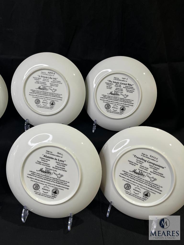 Bradford Exchange Aladdin Collector Plates Lot of 8