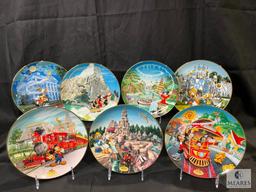 Bradford Exchange Disney Collector Plates Lot of 7