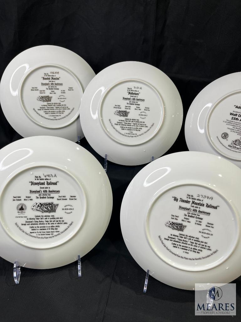 Bradford Exchange Disney Collector Plates Lot of 7