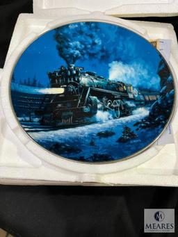 The Hamilton Collection/Bradford Exchange Train Collector Plates Lot of 8