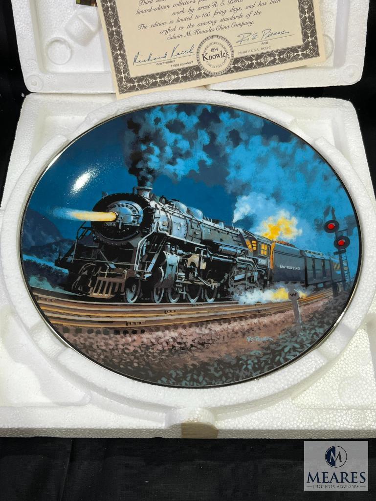 The Hamilton Collection/Bradford Exchange Train Collector Plates Lot of 8