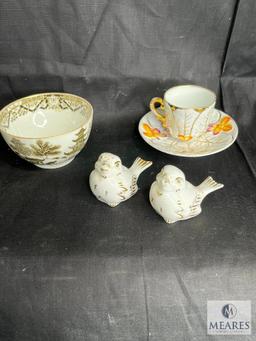 Assorted Lot of Decorative Teaware Multiple Makers