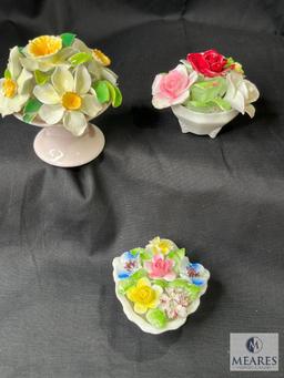 Lot of 5 Decorative China Pieces, 4 of 5 Made in England Maker Marked