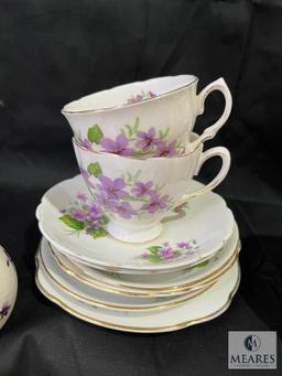 Ridgeway Potteries China Set Made in England, Approximately 36 pieces