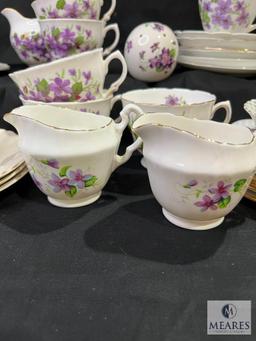 Ridgeway Potteries China Set Made in England, Approximately 36 pieces