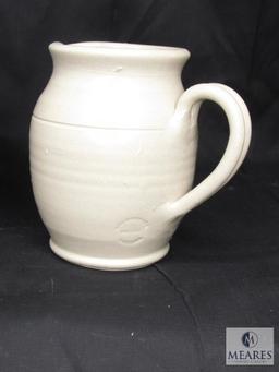 Roseville Friendship Mixing Bowl With Williamson's Pottery Small Pitcher