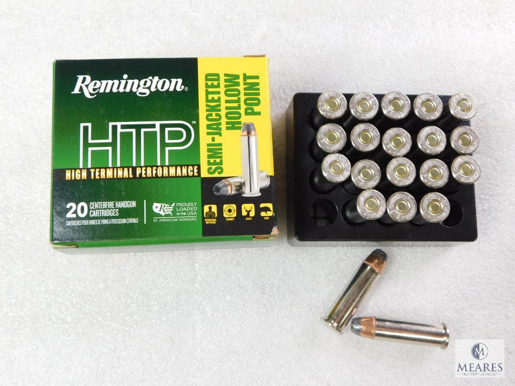 20 Rounds Remington HTP .38 Special Ammo. +P 110 Grain Semi Jacketed Hollow Point
