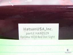 New Optima 1x30 Red Dot Reflex Sight with Weaver Mount and Adjustable Brightness
