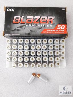 50 Rounds CCi Blazer .40 S&W Ammo. 180 Grain TMJ