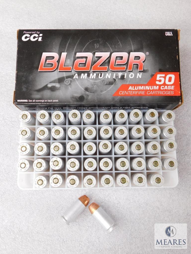 50 Rounds CCi Blazer .40 S&W Ammo. 180 Grain TMJ