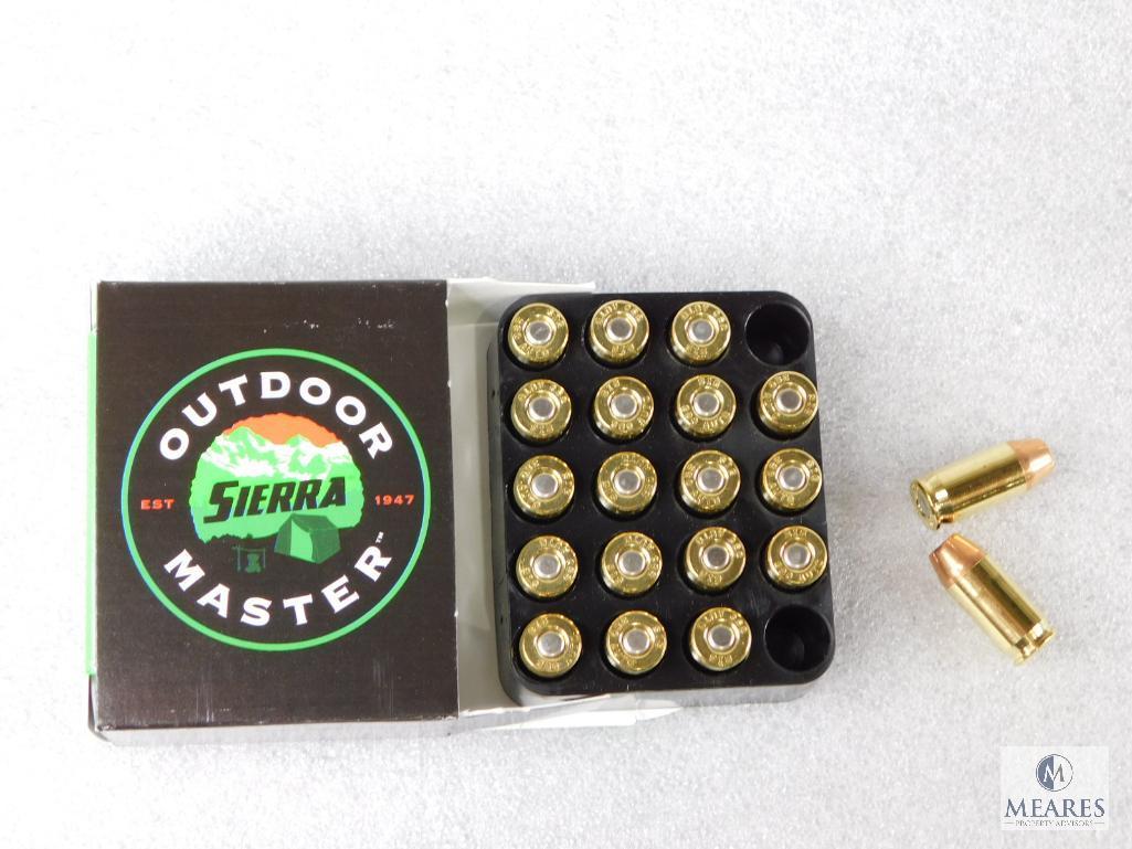 20 Rounds Sierra .380 ACP Ammo. 90 Grain Jacketed Hollow Point