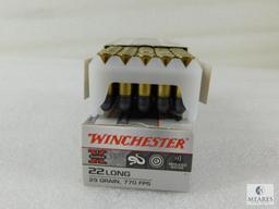 Two Boxes of Winchester .22 Long 29 Grain Ammo Lead Round Nose