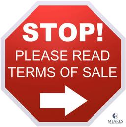 Terms - Please Read - DO NOT BID ON THIS LOT