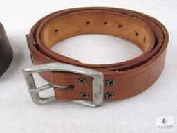 Two Leather Belts